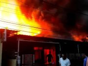 Tiga Rumah di M Said Ludes Dilahap Api Diduga Dipicu Korsleting
