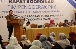 Pjs Ketua TP-PKK Kukar Resmikan Rakor PKK Kabupaten