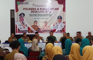Bupati Kukar Resmikan Polindes dan Rumah Bidan Desa Loa Lepu