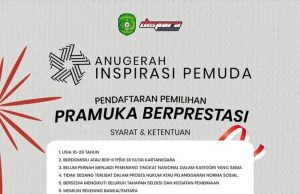 Antusias Tinggi, Dispora Kukar Buka Pendaftaran Anugerah Inspirasi Pemuda Kategori Pramuka Berprestasi