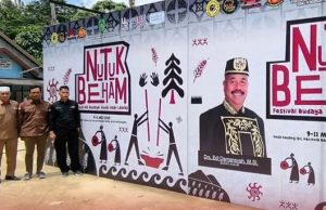Kecamatan Kota Bangun Darat Tinjau Persiapan Nutuk Beham Festival Budaya Kutai Adat Lawas