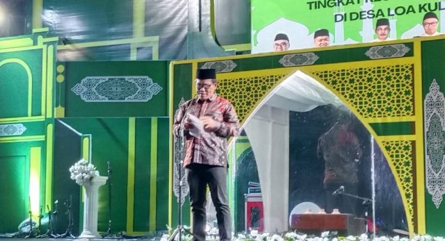 Camat Loa Kulu Buka MTQ Tingkat Kecamatan Loa Kulu Ke 7 Di Desa Loa Kulu Kota