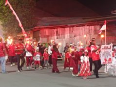 Peringati HUT RI, Kelurahan Panji Gelar Pawai Obor