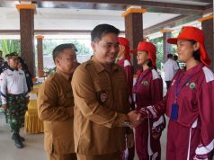 Emban Tugas HUT RI Ke-81 Putra-Putri Terbaik dari Lima Kecamatan Resmi Ikuti Pusdiklat Paskibraka