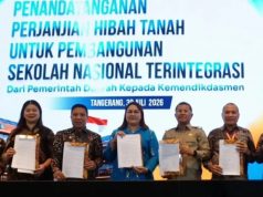 Hadir di Tangerang, Pemkab Mahulu Sepakati NPHD Pembangunan Sekolah Nasional Terintegrasi