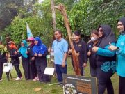 Dukung Pemulihan Hutan Kontingen PKK Mahulu Antusias Tanam Pohon di Balikpapan