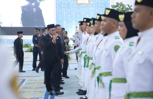 Wakil Gubernur Seno Aji Kukuhkan 40 Anggota Paskibraka Kaltim Tahun 2026